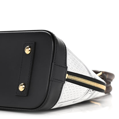 Louis Vuitton X FORNASETTI Calfskin Architettura Alma BB Black White 11 of 12