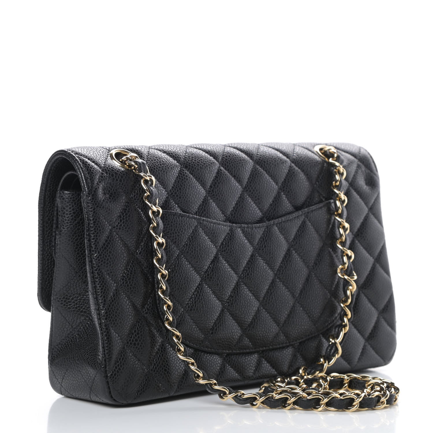 Chanel Caviar Quilted Medium Double Flap Black 3 of 11