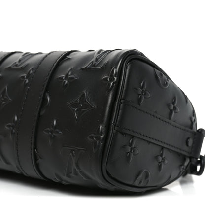 Louis Vuitton Monogram Seal Keepall XS Black 9 of 10