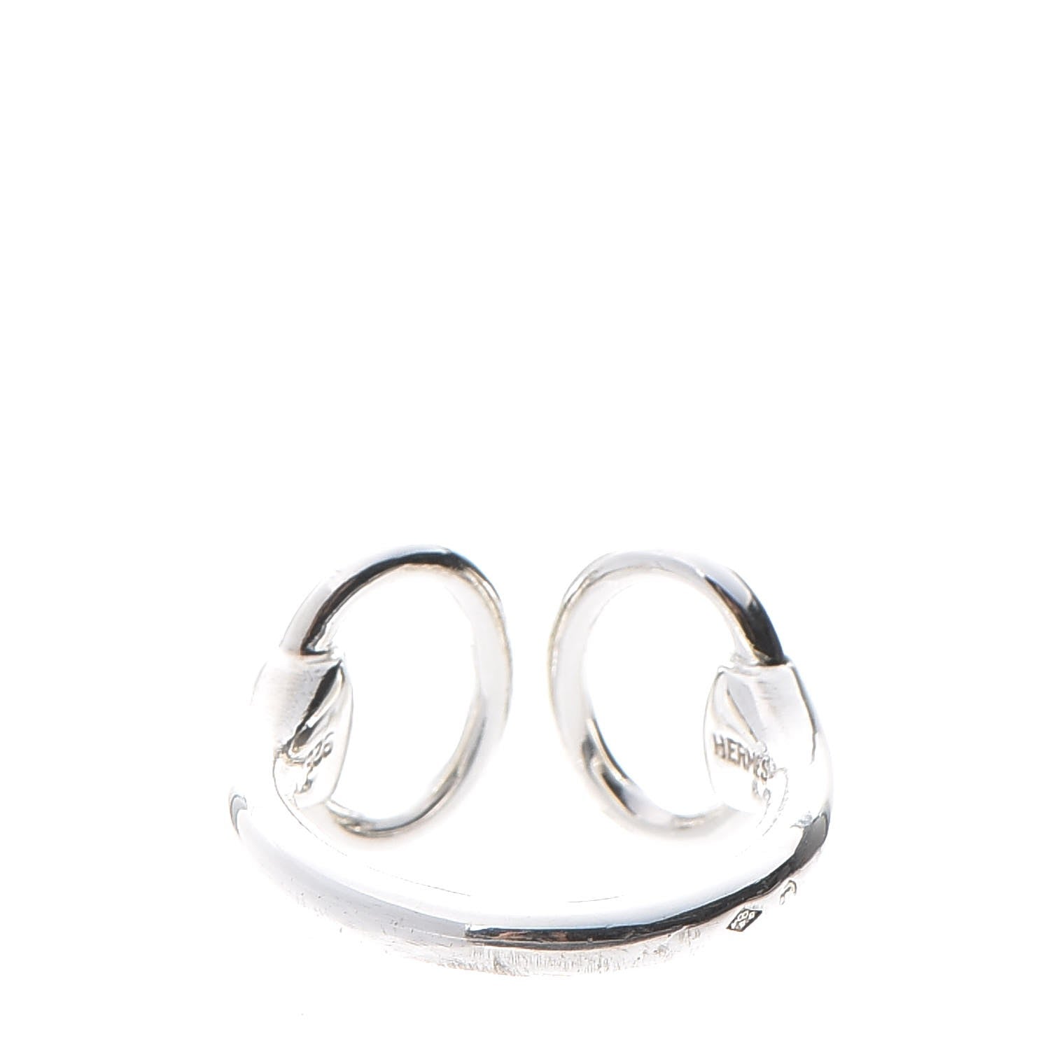 Hermes Sterling Silver GM Nausicaa Ring 52 6 3 of 5