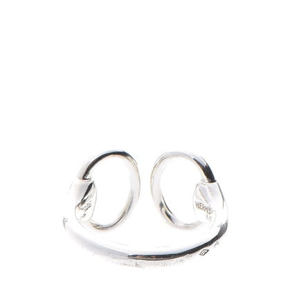 Hermes Sterling Silver GM Nausicaa Ring 52 6 3 of 5