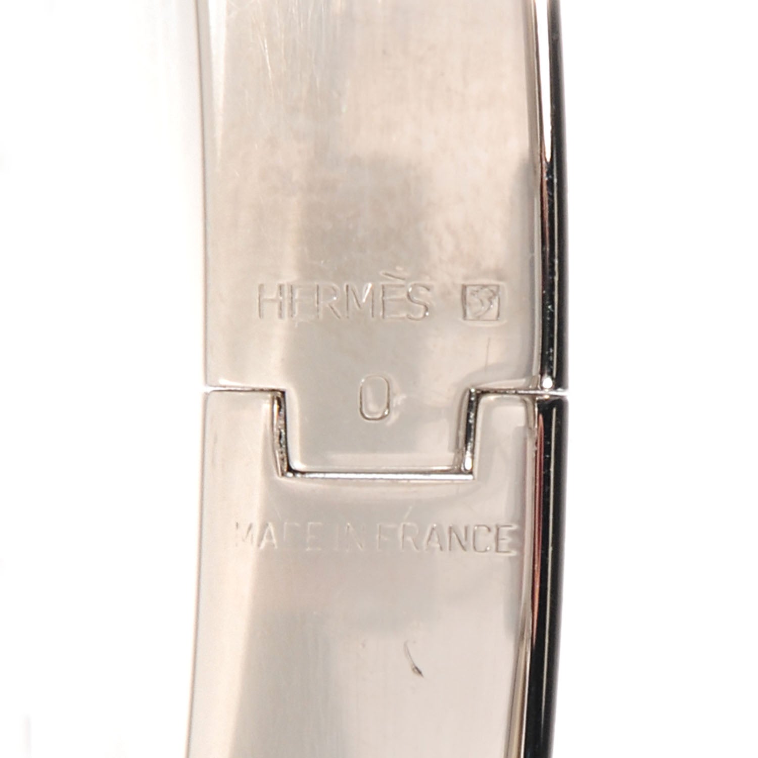 Hermes Matte Enamel Narrow Clic Clac HH Bracelet GM Black 3 of 5