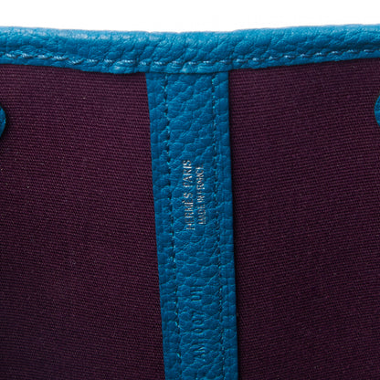 Hermes Toile Negonda Garden Party Tote 36 MM Cassis Cobalt 7 of 7