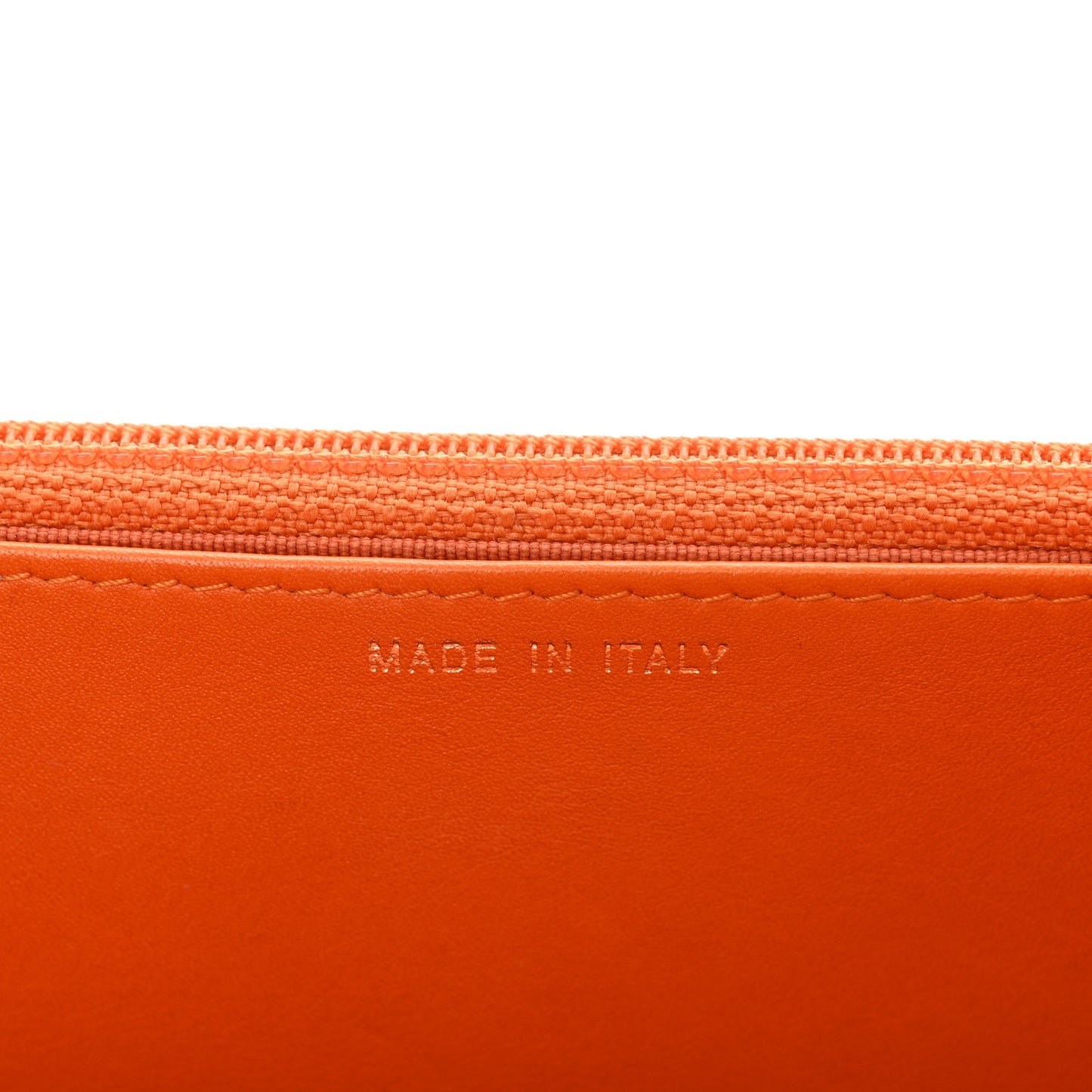 Snakeskin Wallet On Chain WOC Orange