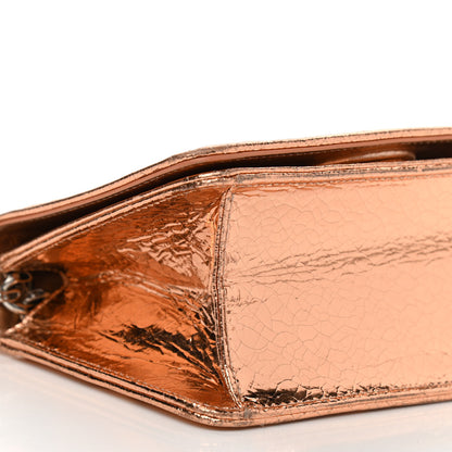 Christian Dior Ceramic Effect Deerskin Diorama Club Bag Gold 8 of 10