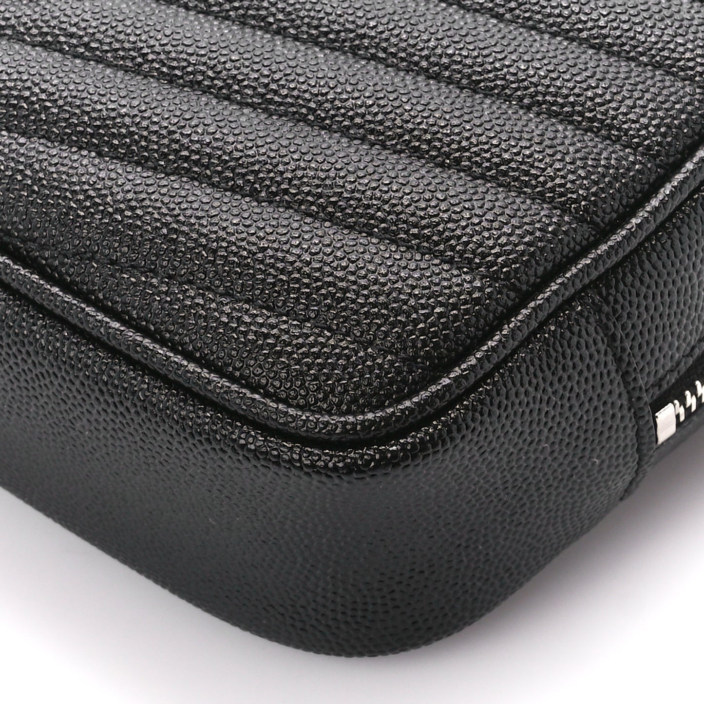 Grain De Poudre Matelasse Monogram Mini Lou Camera Bag Black