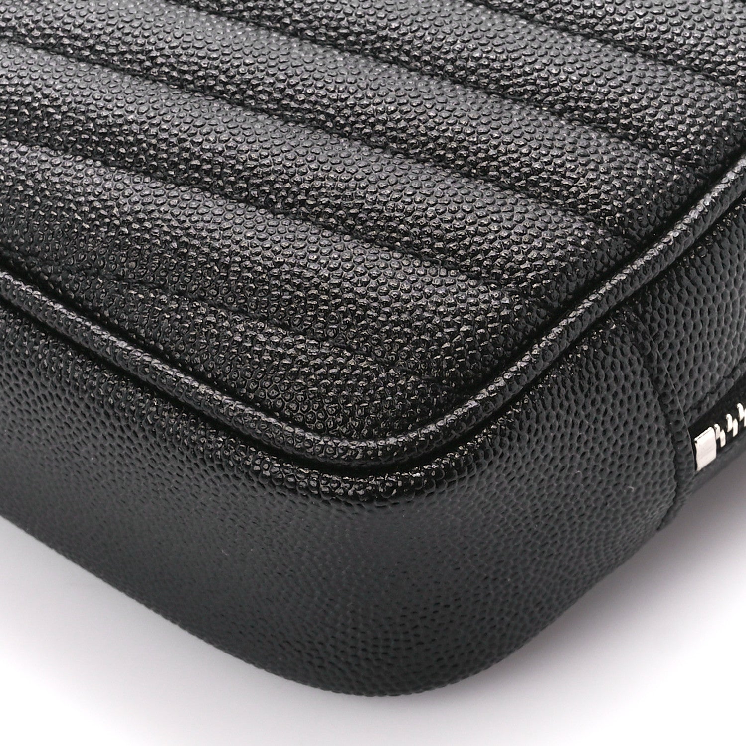 Saint Laurent Grain De Poudre Matelasse Monogram Mini Lou Camera Bag Black 10 of 12