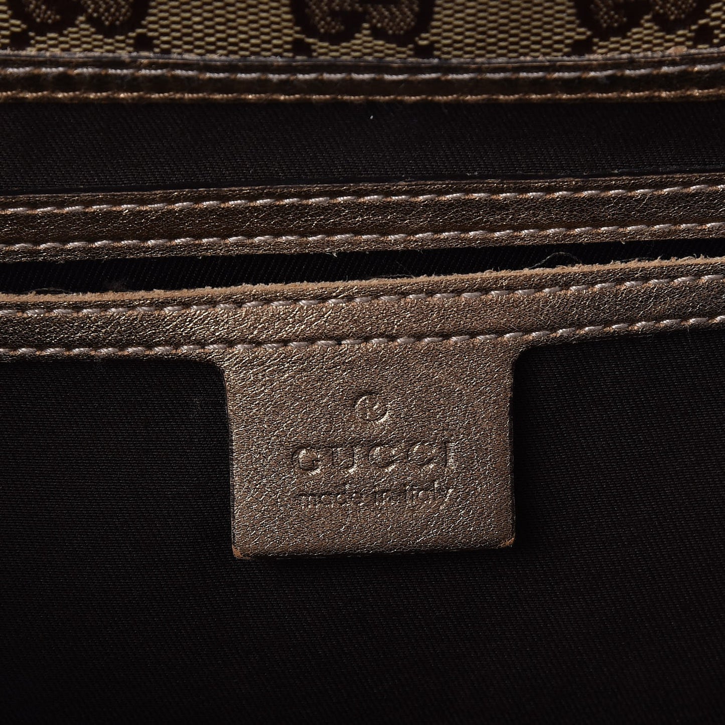 Crystal Monogram Medium Joy Shoulder Bag Bronze