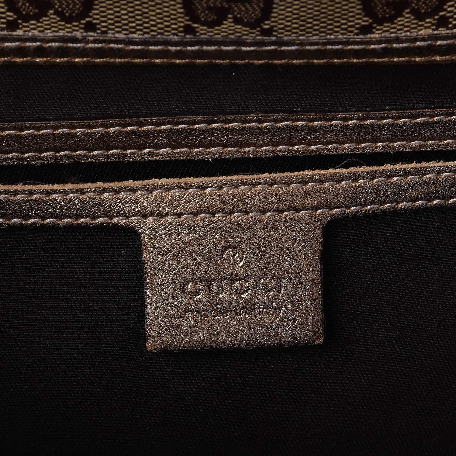 Gucci Crystal Monogram Medium Joy Shoulder Bag Bronze 6 of 7