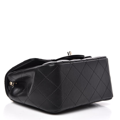 Chanel Lambskin Quilted Mini Square Flap Black 4 of 9