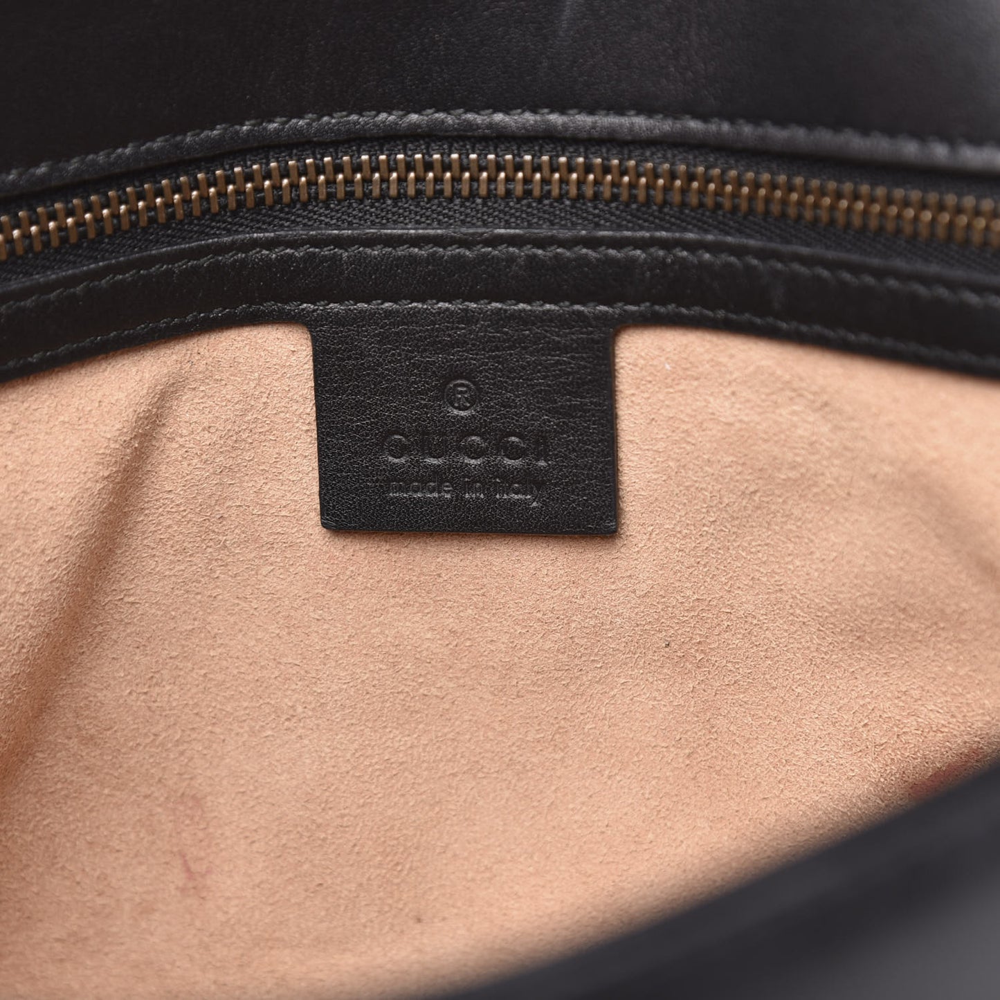 Calfskin Matelasse Small GG Marmont Shoulder Bag Black