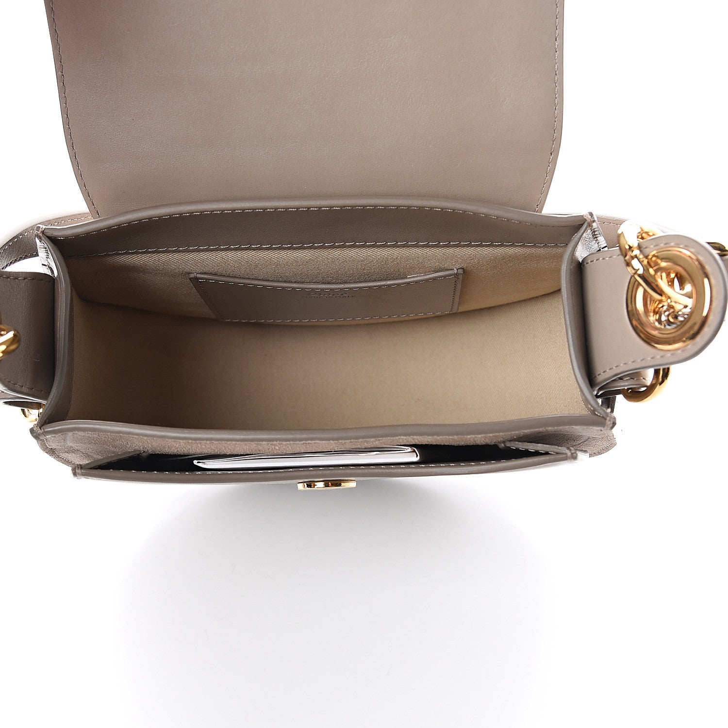 Chloe Calfskin Small Tess Bag Motty Grey 4 of 8