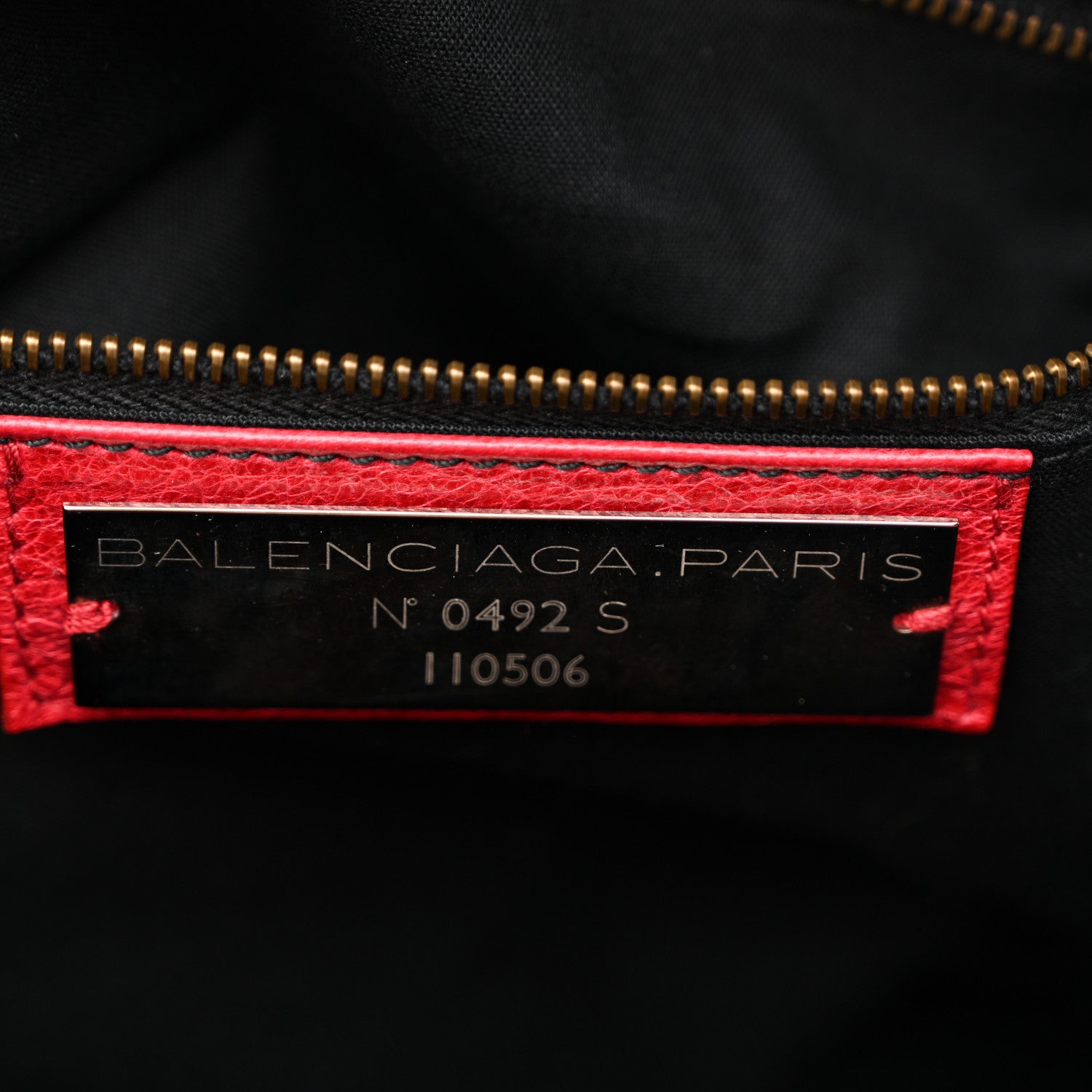 Balenciaga Agneau Classic Hardware Weekender Rouge Coquelicot 7 of 15
