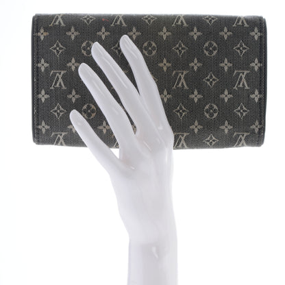 Louis Vuitton Mini Monogram Porte Tresor International Wallet Black 2 of 6