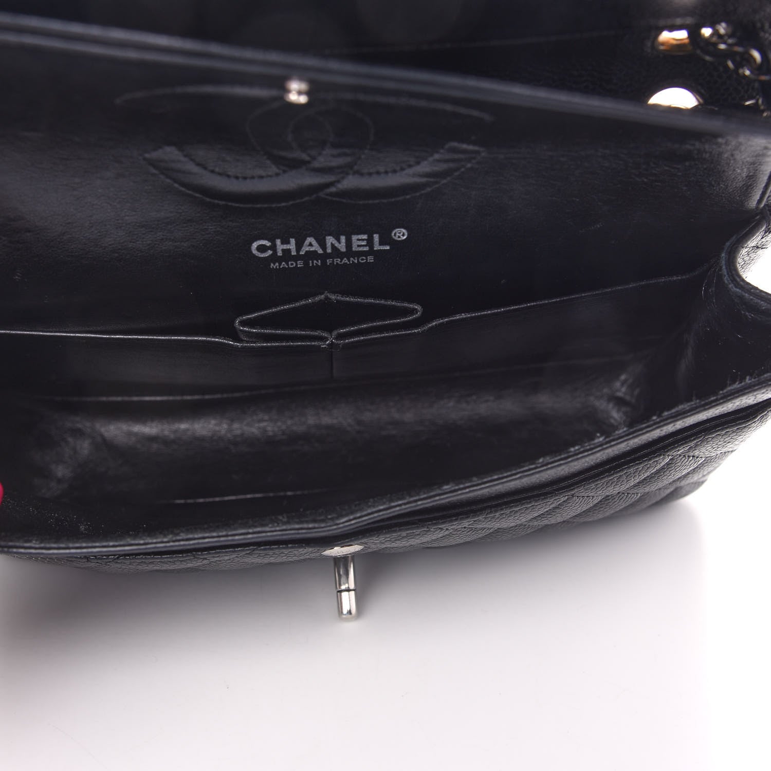 Chanel Caviar Quilted Medium Double Flap Black 5 of 9