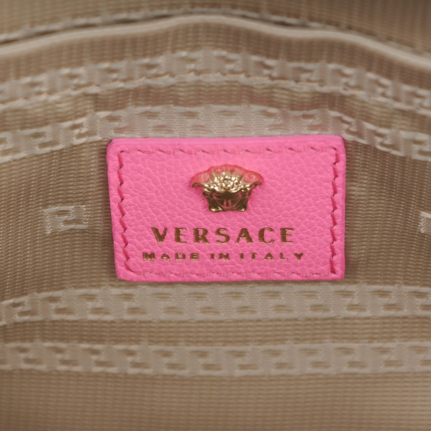 Calfskin Palazzo Duffle Bag Pink