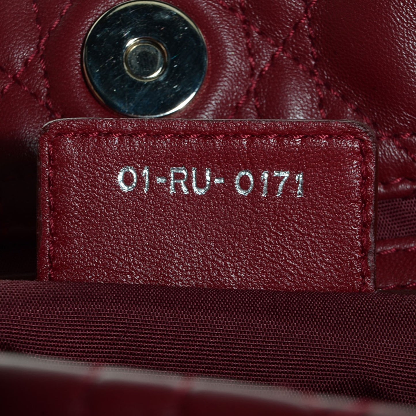 Lambskin Cannage Dior Soft Shopping Tote Cherry