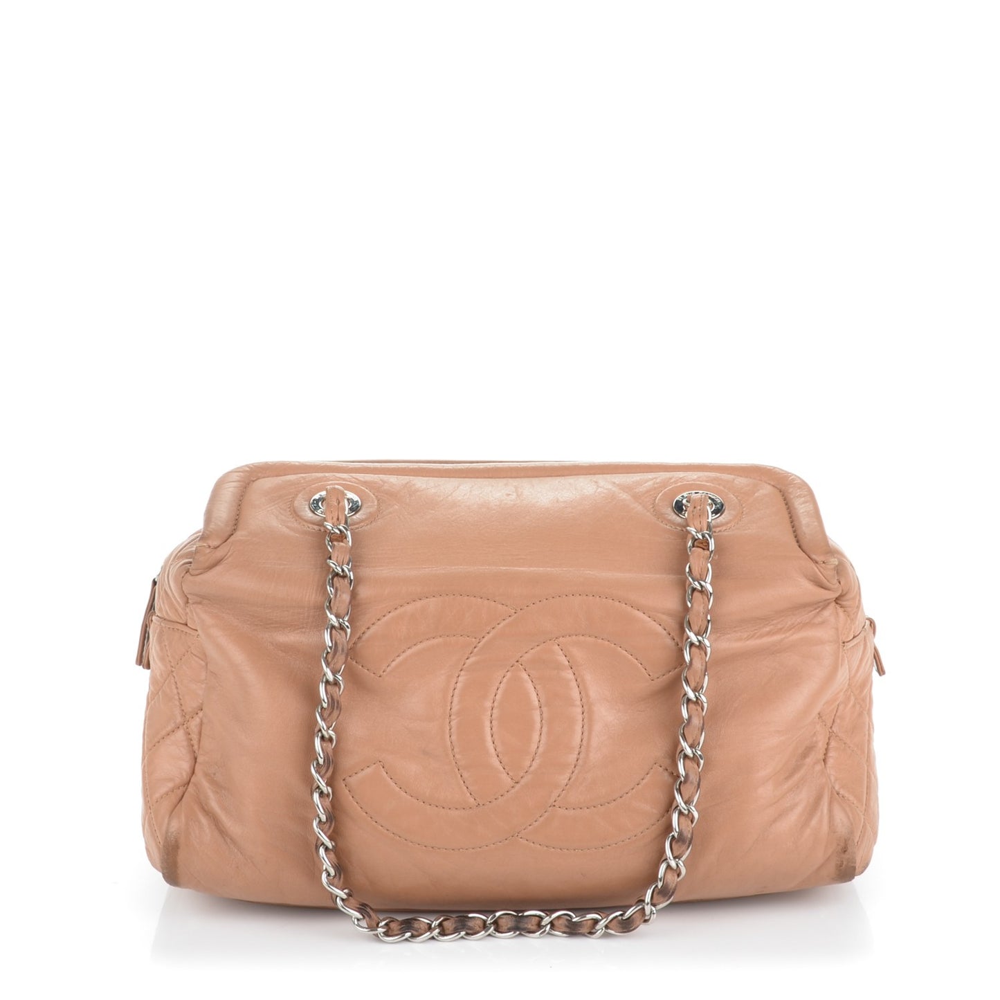 Lambskin Timeless CC Tote Beige