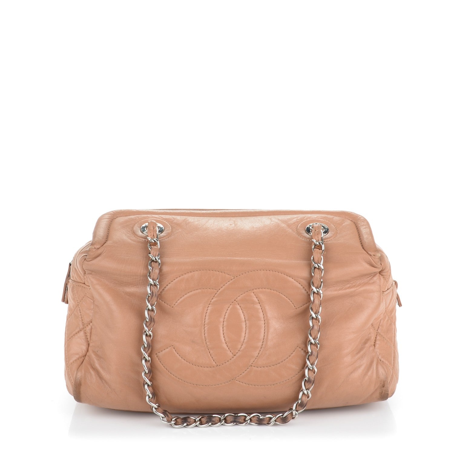 Chanel Lambskin Timeless CC Tote Beige 1 of 27