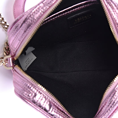 Versace Metallic Nappa Quilted Icon Camera Bag Rosa 5 of 9