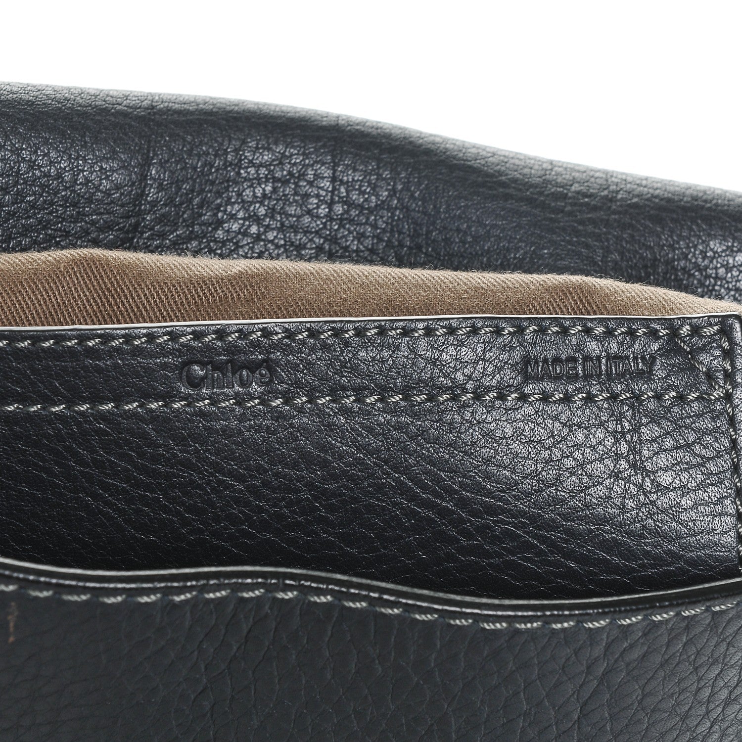 Chloe Calfskin Medium Marcie Round Crossbody Bag Black 6 of 6