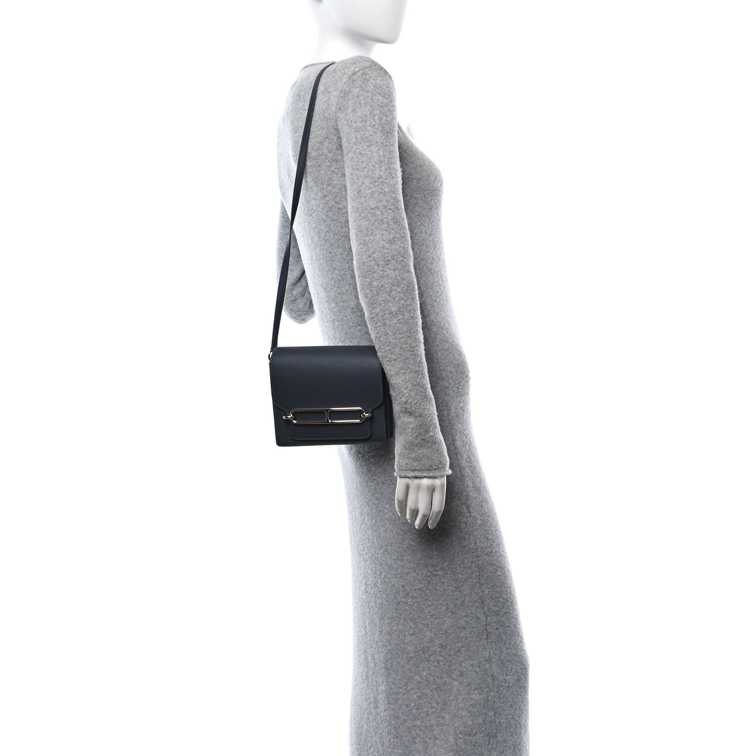 Hermes Swift Mini Sac Roulis Ardoise 2 of 11