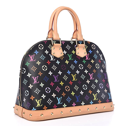 Louis Vuitton Monogram Multicolor Alma GM Black 3 of 14
