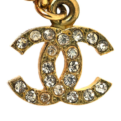 Chanel Lambskin Crystal CC Chain Bracelet Black Gold 6 of 6