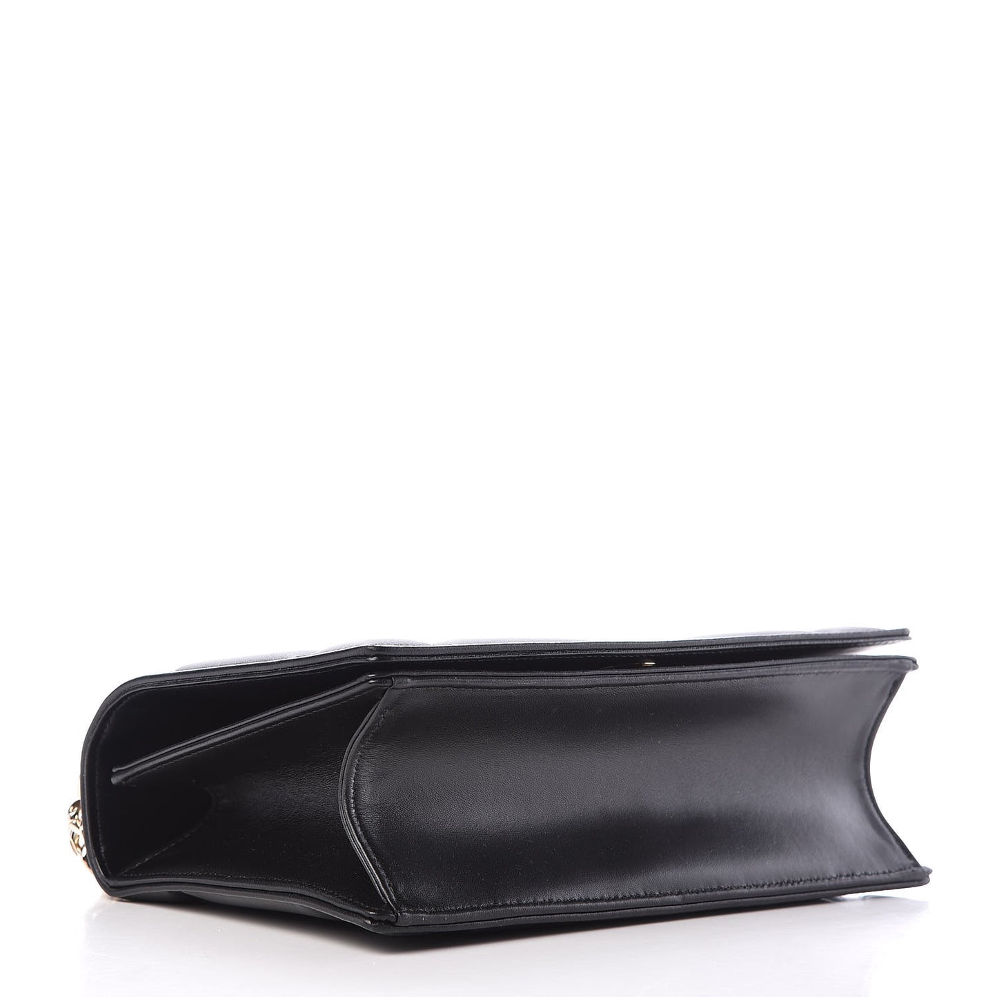Lambskin Medium Diorama Flap Bag Black