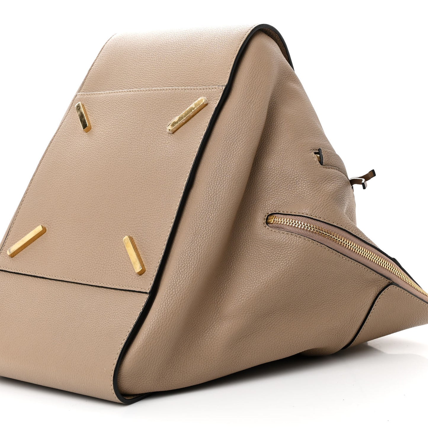 Calfskin Medium Hammock Shoulder Bag Sand Mink