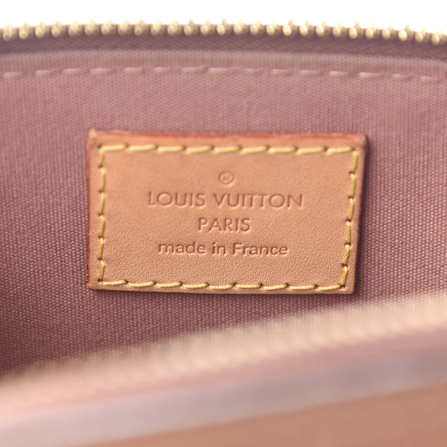 Louis Vuitton Vernis Alma BB Rose Velours 6 of 9