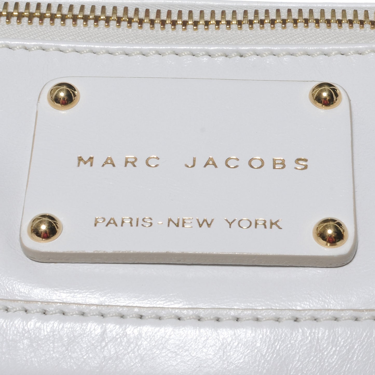 Leather Palais Royal Jen Tote White