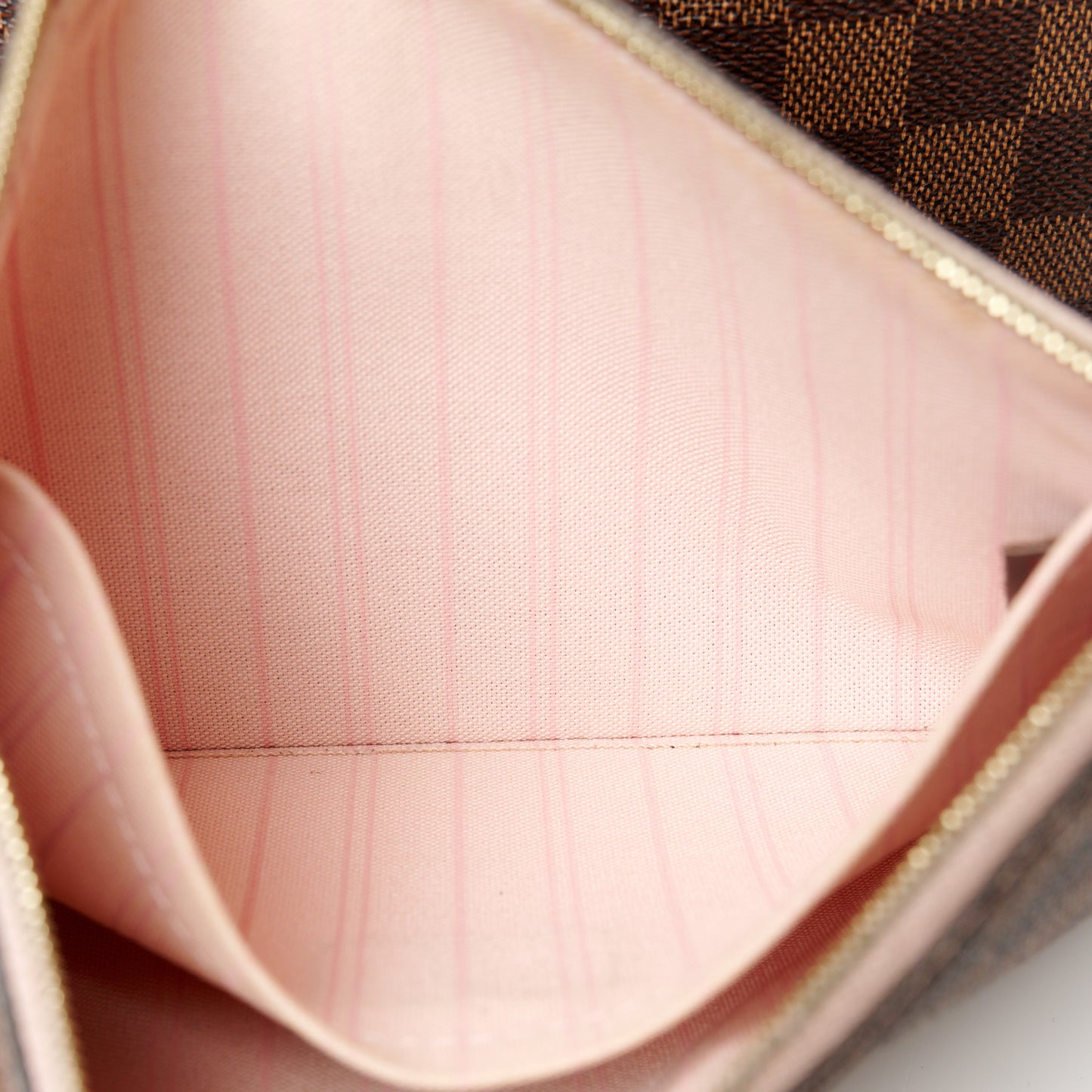 Damier Ebene Neo Neverfull MM Rose Ballerine