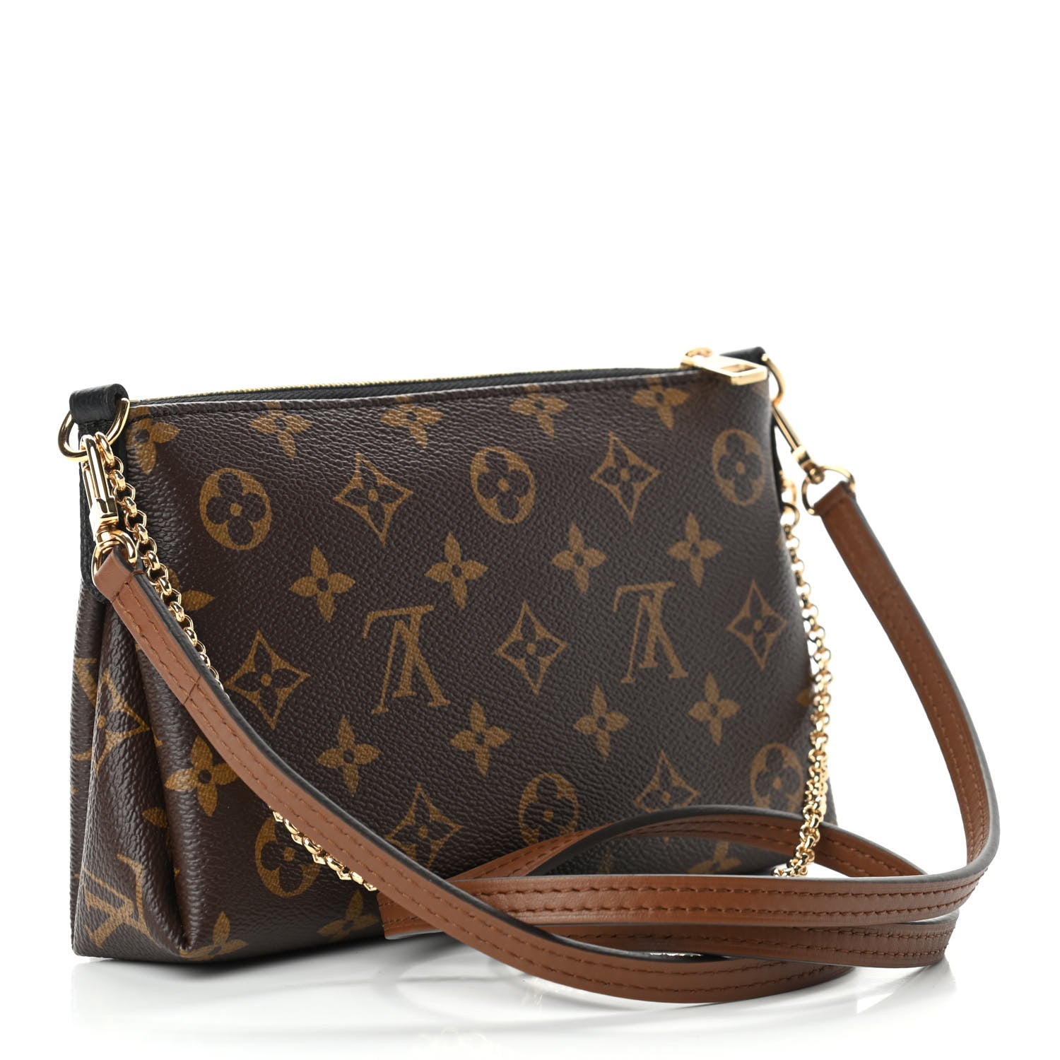 Louis Vuitton Monogram Pallas Clutch Black 2 of 4