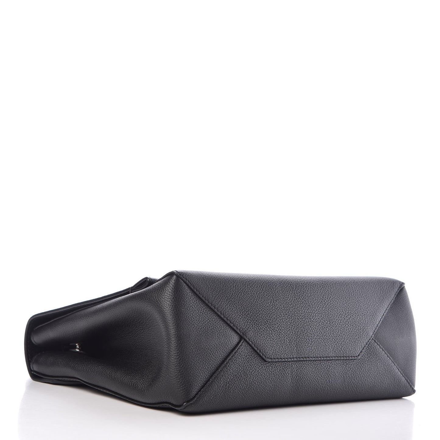 Soft Calfskin Lockme II Top Handle Black