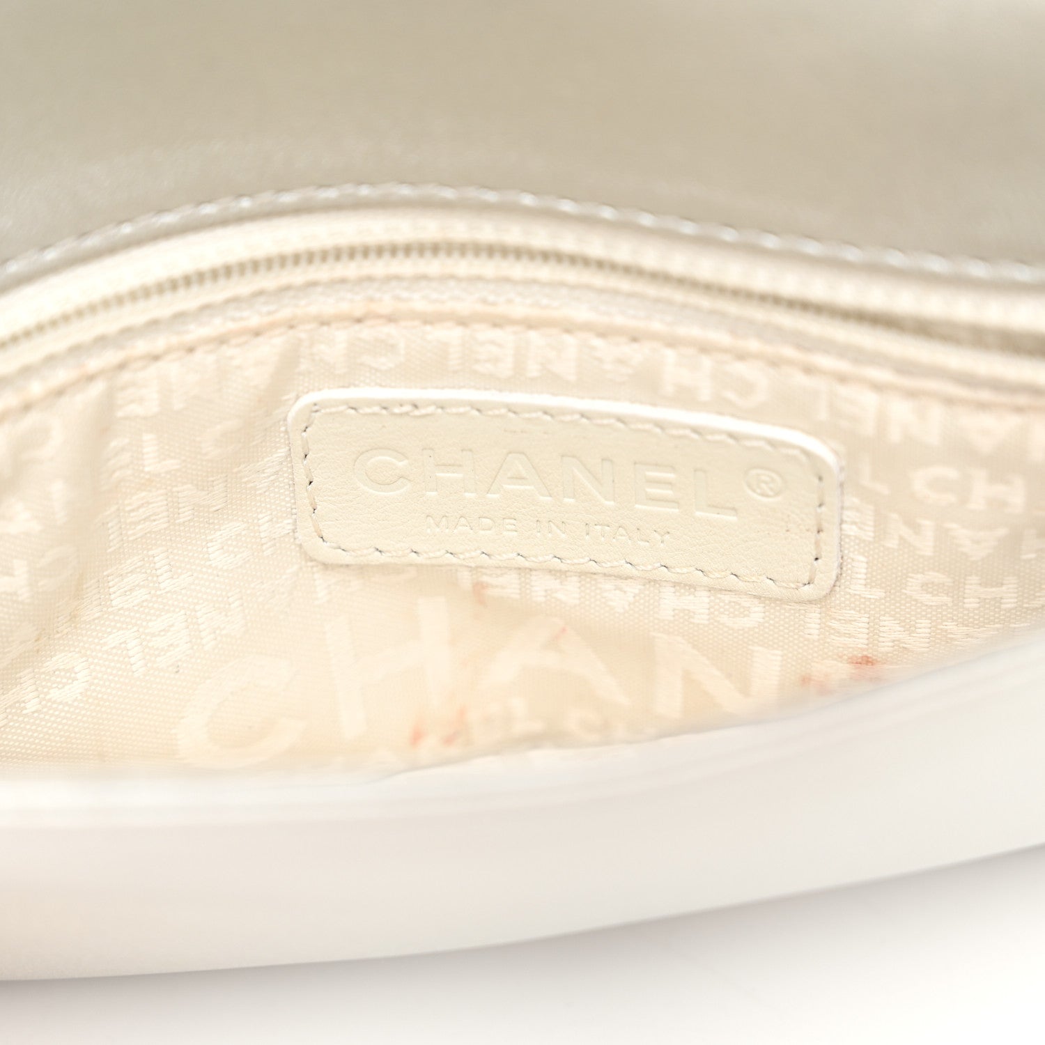 Chanel Metallic Lambskin Camellia Single Flap Silver 6 of 11