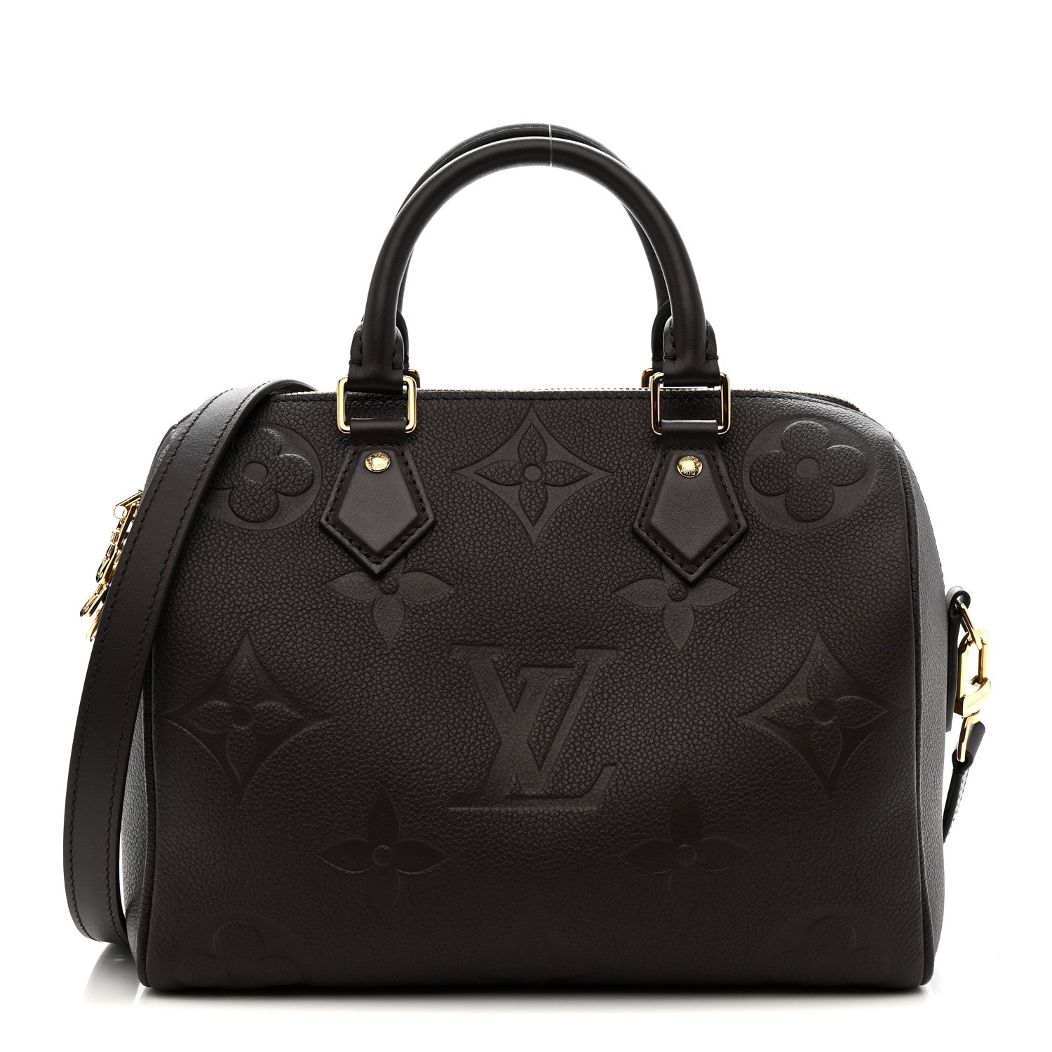 Louis Vuitton Empreinte Monogram Giant Speedy Bandouliere 25 Wine 1 of 10