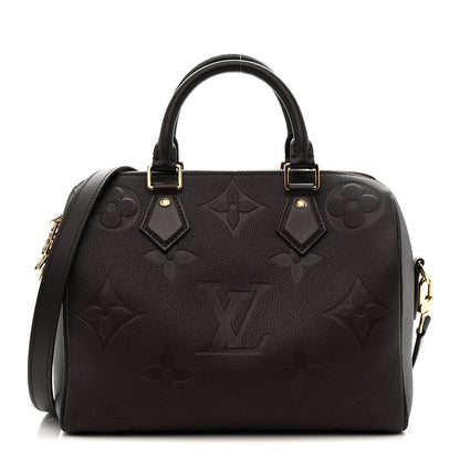 Louis Vuitton Empreinte Monogram Giant Speedy Bandouliere 25 Wine 1 of 10