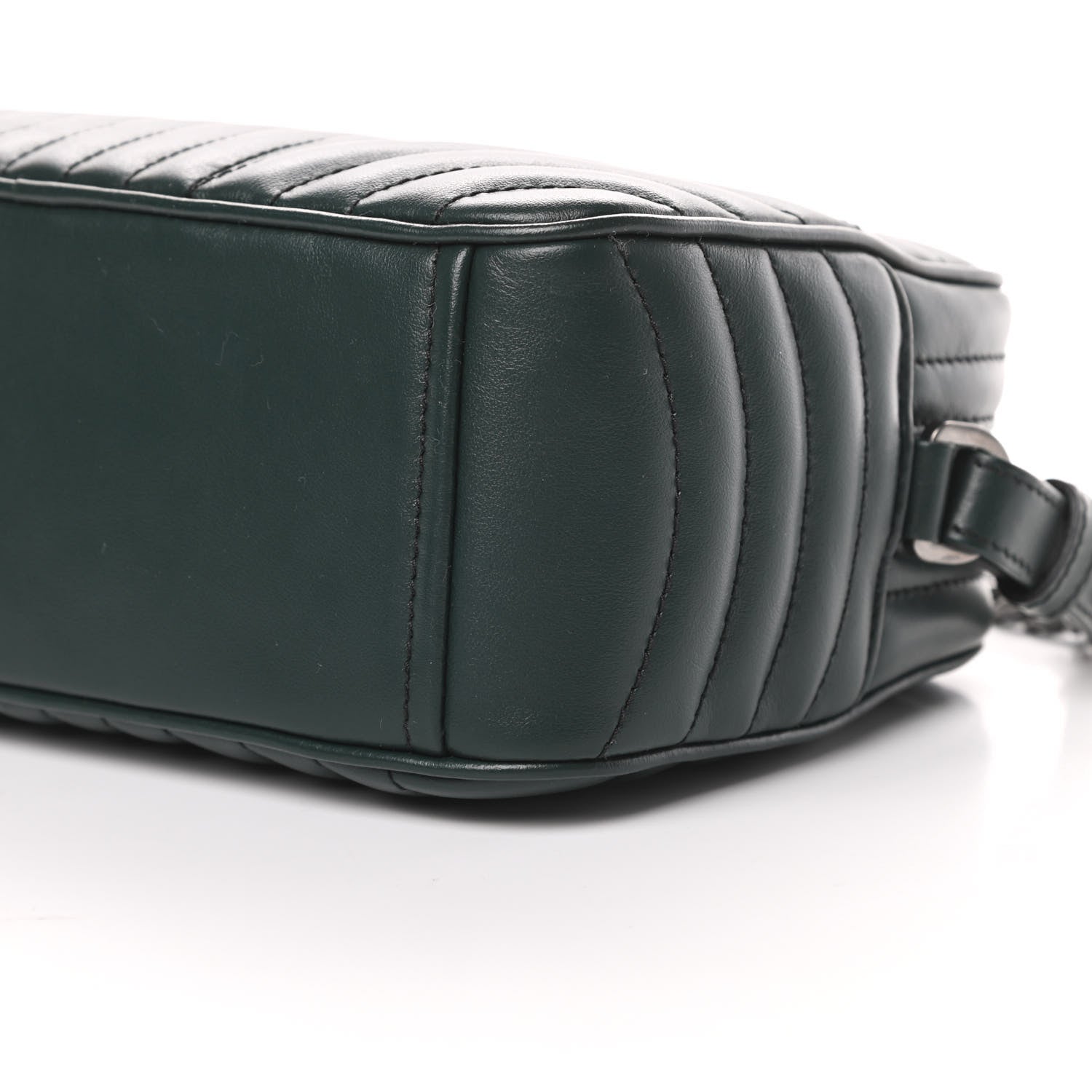 Prada Soft Calfskin Diagramme Crossbody Bag Smeraldo 10 of 10