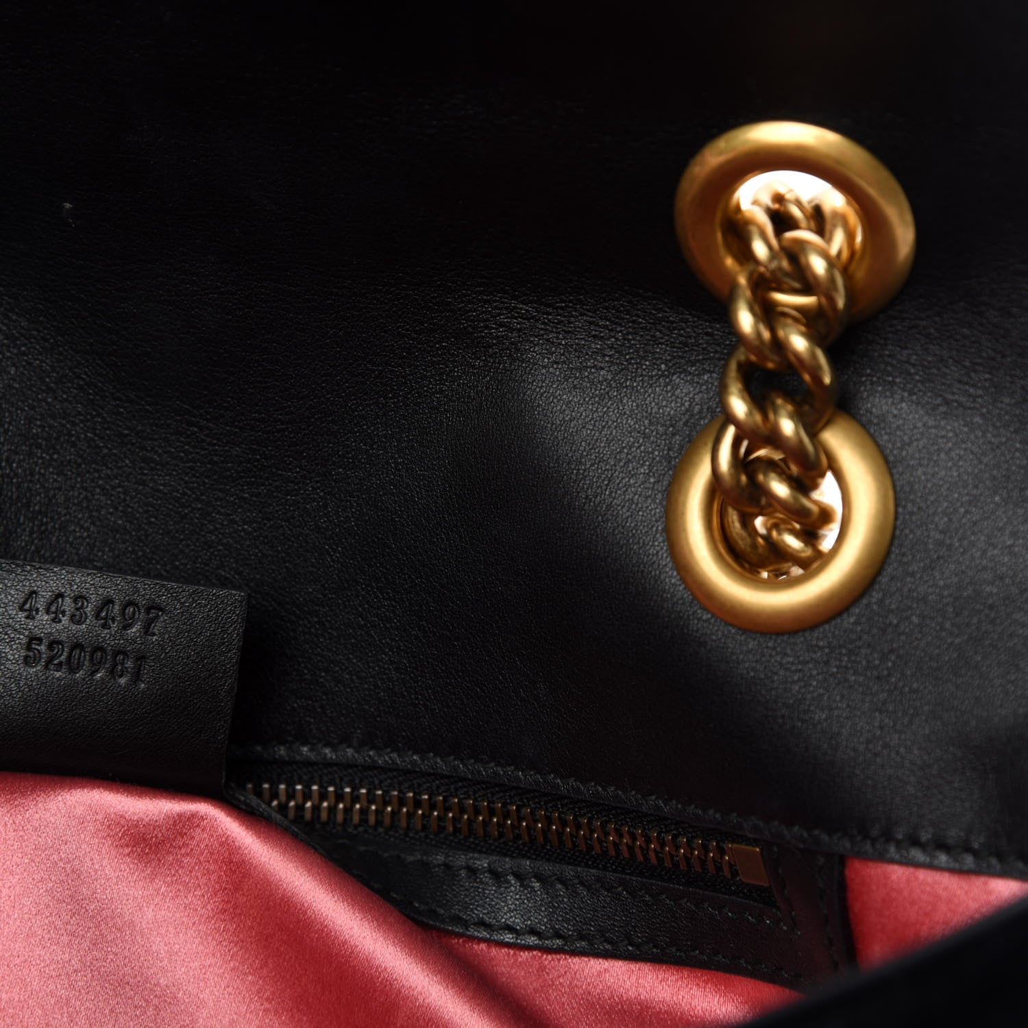 Gucci Velvet Matelasse Small GG Marmont Shoulder Bag Black 13 of 14