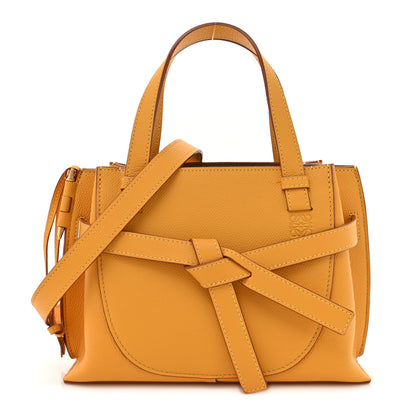 Loewe Calfskin Mini Gate Tote Mustard Yellow 1 of 15