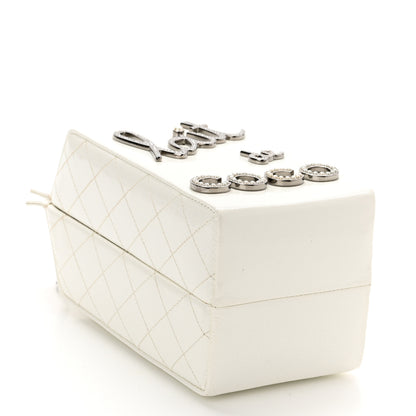 Chanel Goatskin Lait de Coco Milk Carton Bag White 4 of 10