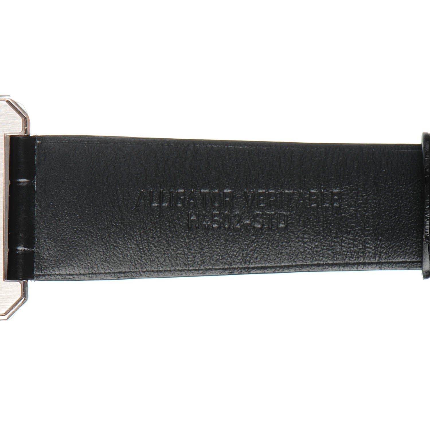 Chanel Stainless Steel Alligator 26mm Boy-Friend Quartz Watch Black 7 of 10