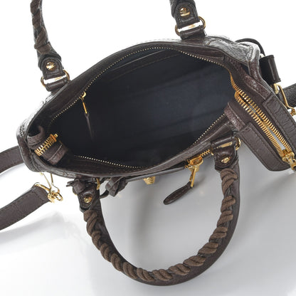 Balenciaga Agneau Giant 12 Gold Hardware Mini City Charbon 6 of 11