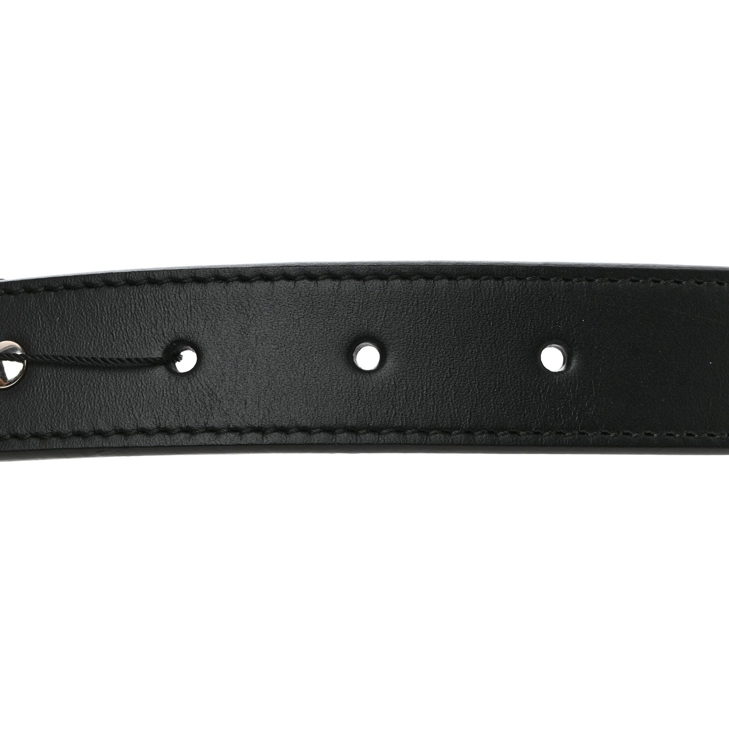 Gucci Calfskin Star Studded Torchon Double G Belt 90 36 Black 5 of 6