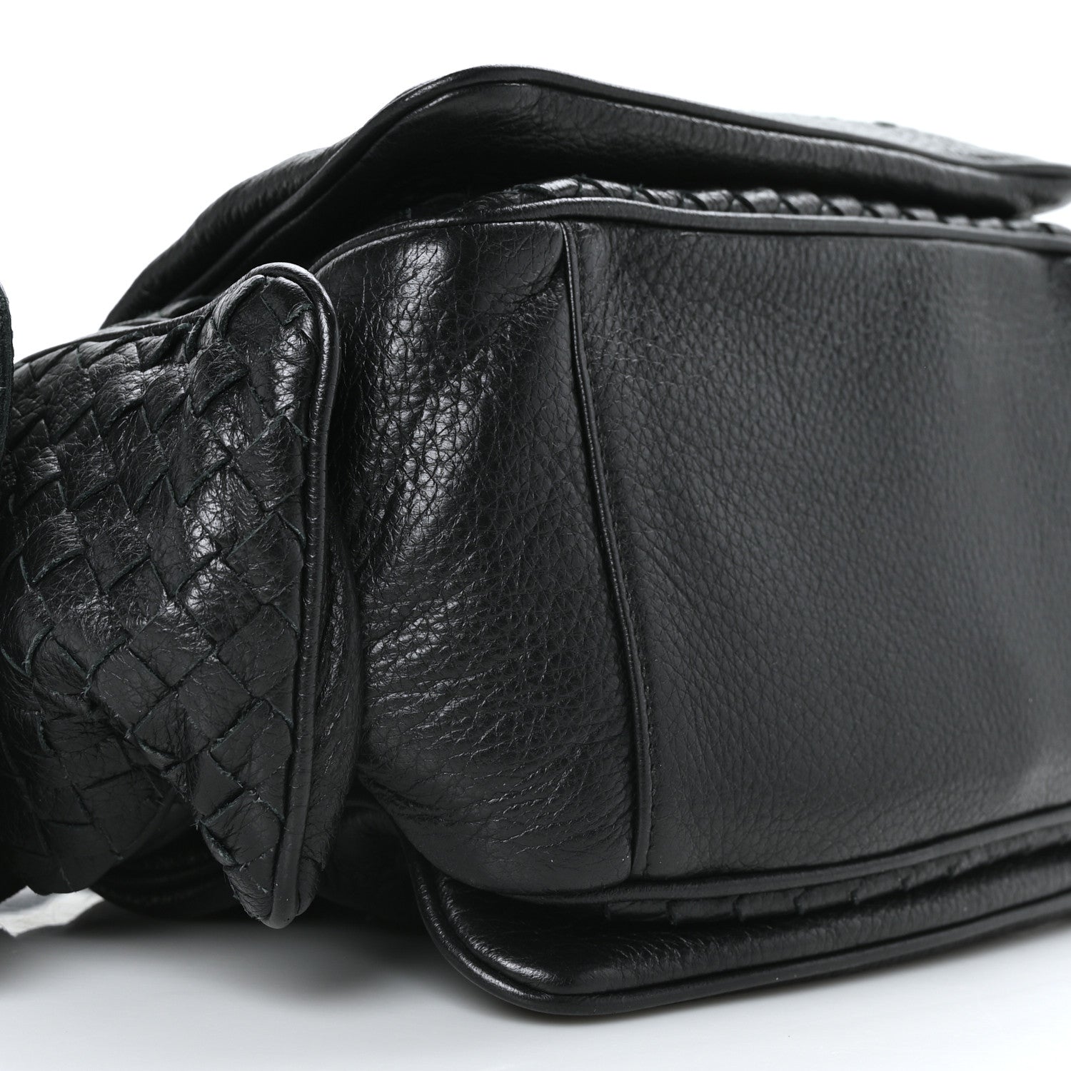 Bottega Veneta Cervo Woven Cocker Hobo Nero Black 8 of 9