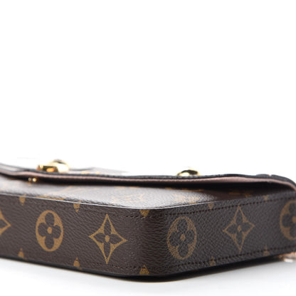 Louis Vuitton Monogram Valentine Dog Pochette Felicie Chain Wallet 7 of 15