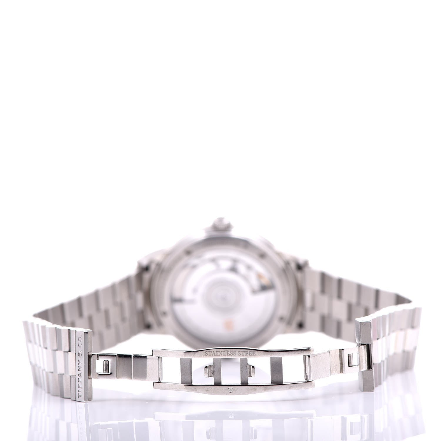 Tiffany Stainless Steel Diamond Bezel 34mm CT60 3-Hand Automatic Watch Grey 6 of 7