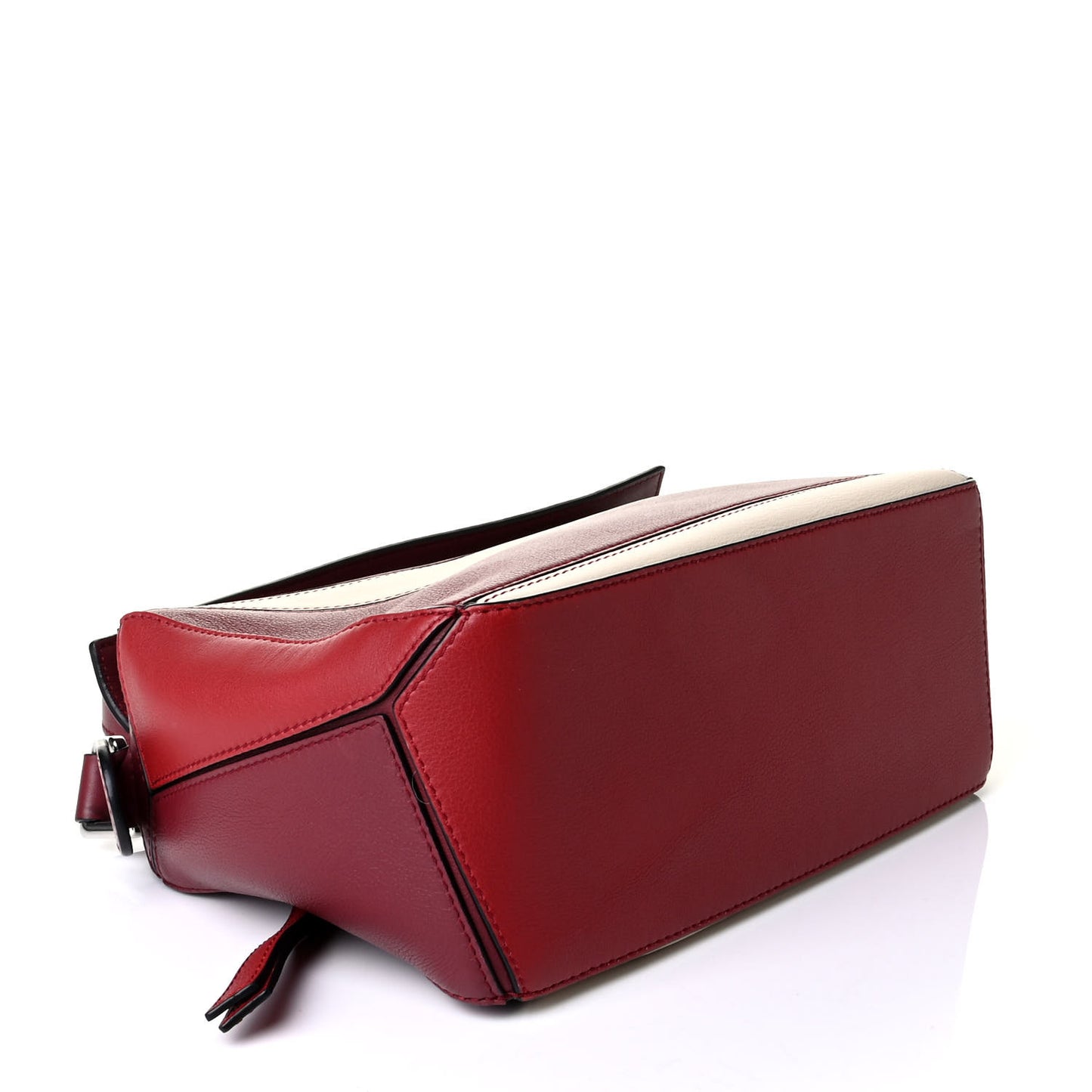 Calfskin Small Puzzle Bag Wine Garnet