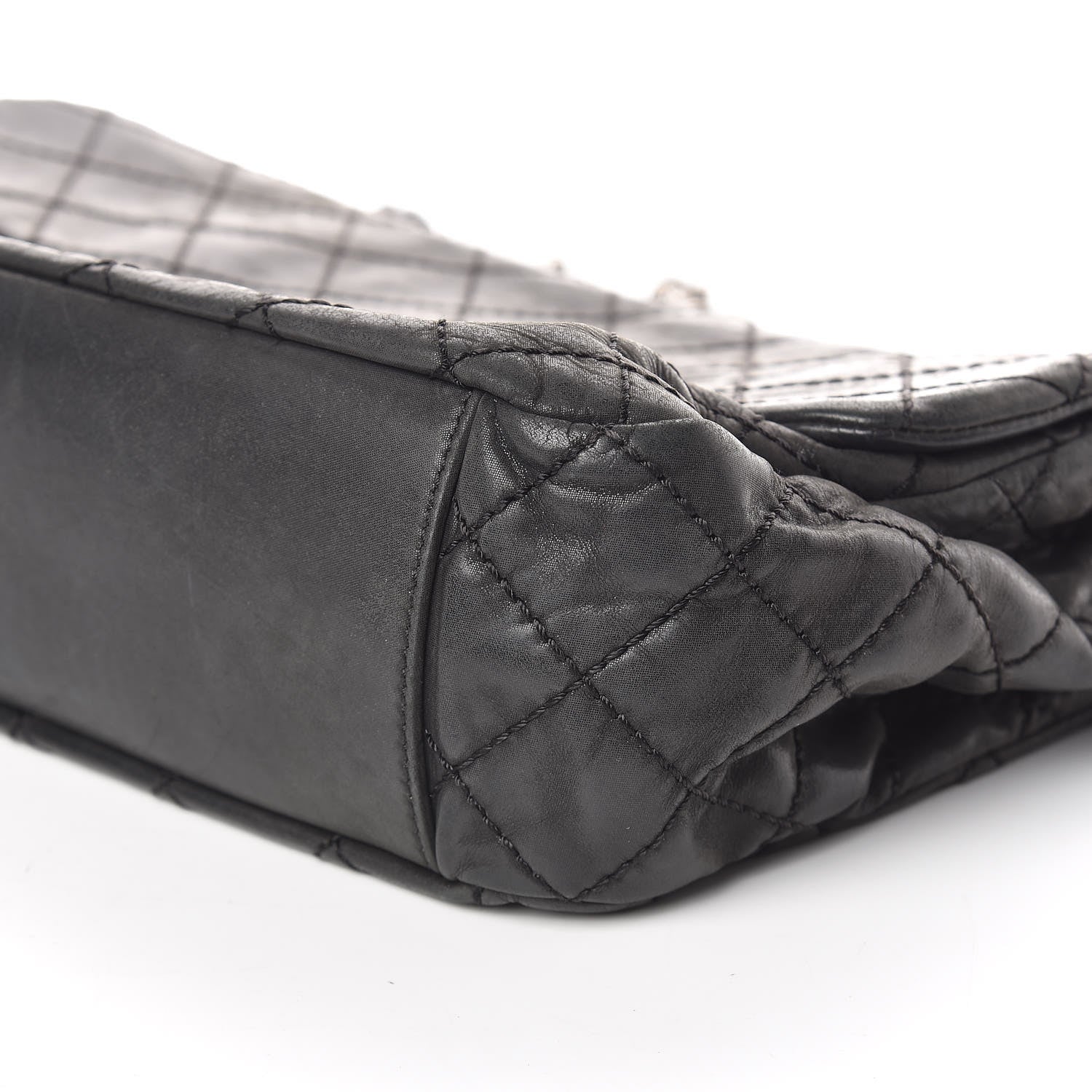 Chanel Iridescent Calfskin Large Coco Daily Flap Black 6 of 13